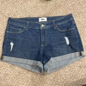 Paige denim shorts, barely worn!